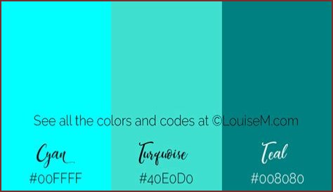 What's the difference between teal blue and teal green?